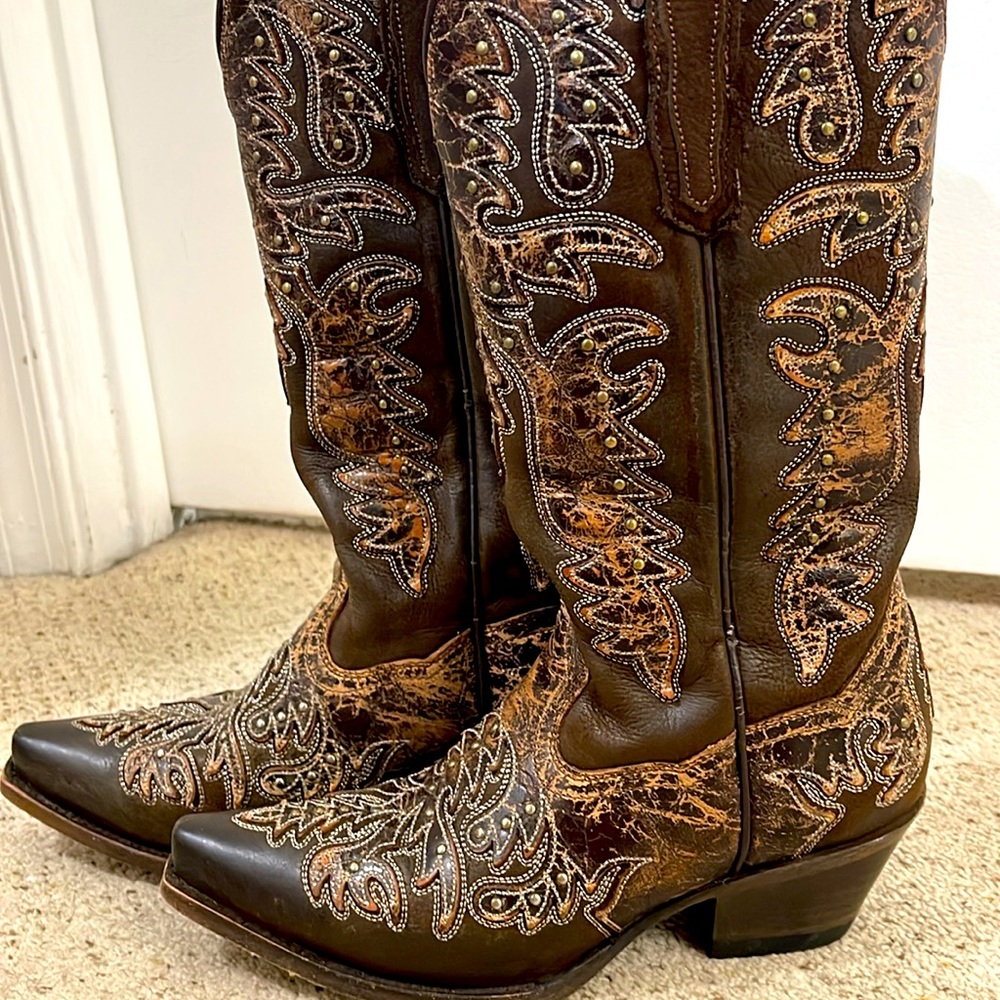 Fancy Rhinestone cowgirl boots